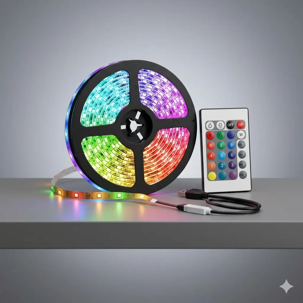 LED Lights com Controlo Remoto